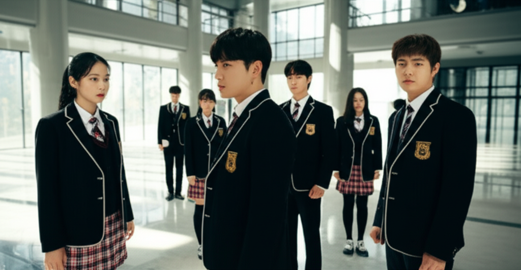Hierarchy วังวนสงครามชนชั้น: ไขปมแค้นโรงเรียนไฮโซ - hierarchy-netflix-series-review