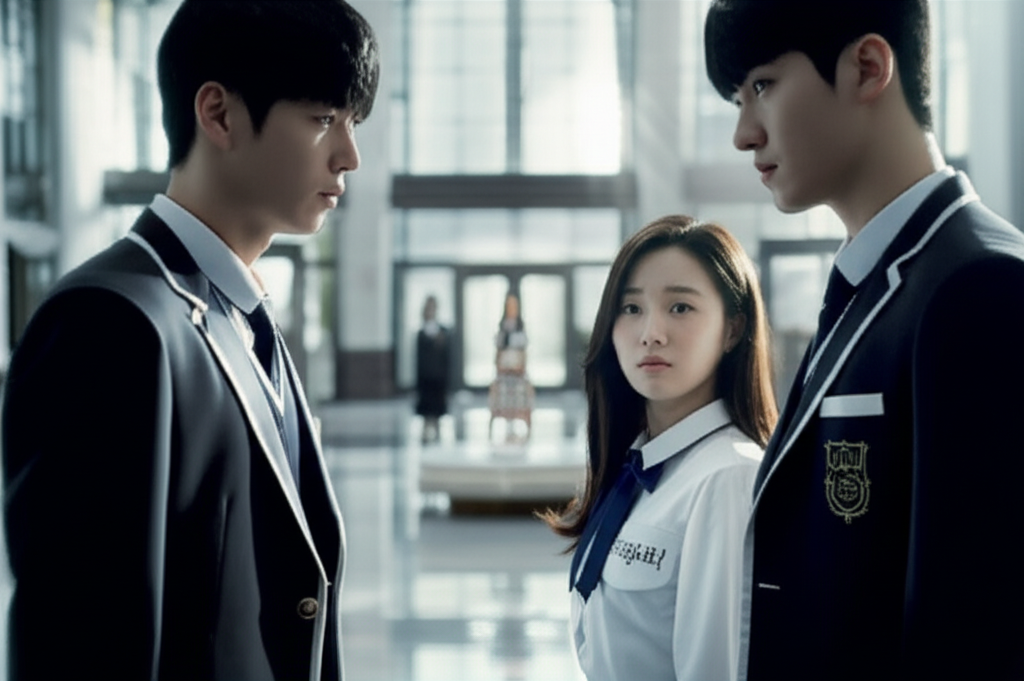Hierarchy ปมแค้นรักสามเส้า เขย่าบัลลังก์นักเรียนไฮโซ - hierarchy-k-drama-review-netflix