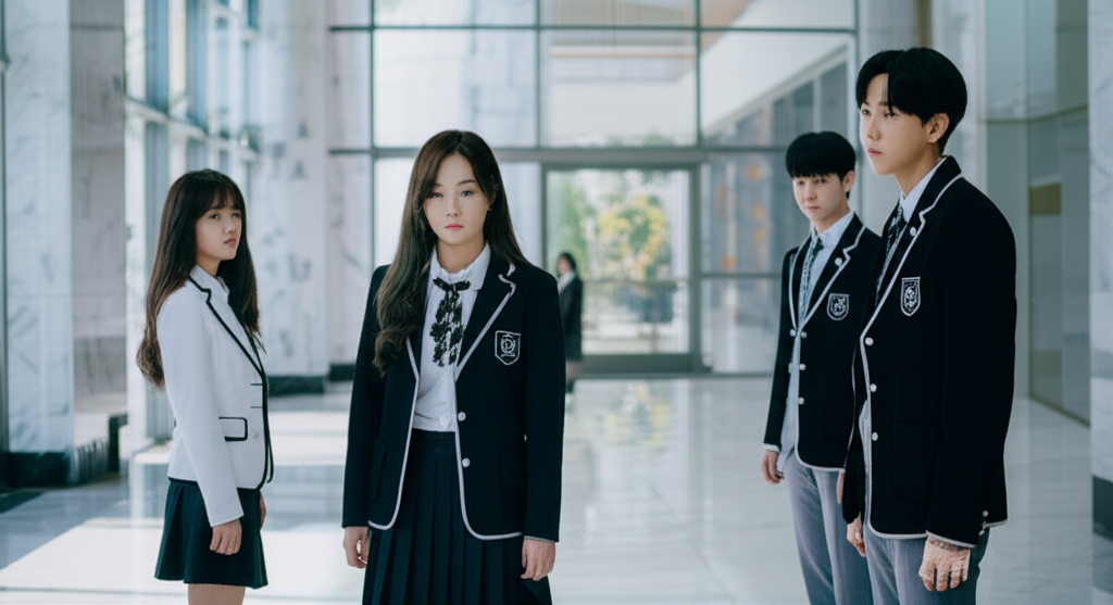 Hierarchy วังวนแค้นในโรงเรียนหรู น่าดูจริงหรือ? - review-hierarchy-netflix-k-drama