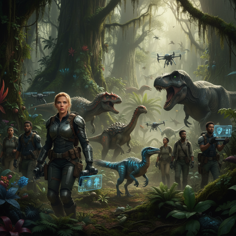 จักรวาลไดโนเสาร์ยุคใหม่ Scarlett Johansson นำทีม