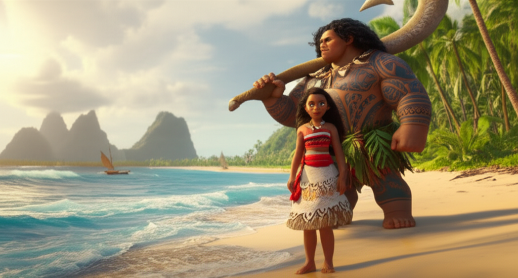 สิ้นสุดการรอคอย! Disney เผยโฉมโมอาน่าฉบับคนแสดง - disney-reveals-live-action-moana-cast