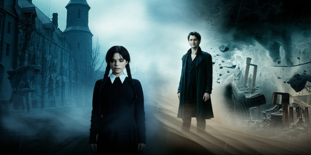 Wednesday ปะทะ The Sandman ศึกซีรีส์ดาร์กแฟนตาซี Netflix - wednesday-vs-the-sandman-netflix