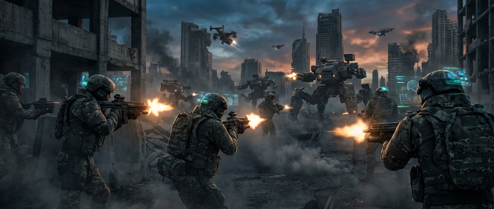 รีวิว War Machine (2026) ภาพยนตร์แนวแอ็กชันไซไฟ ทาง Netflix - war-machine-2026-netflix-review