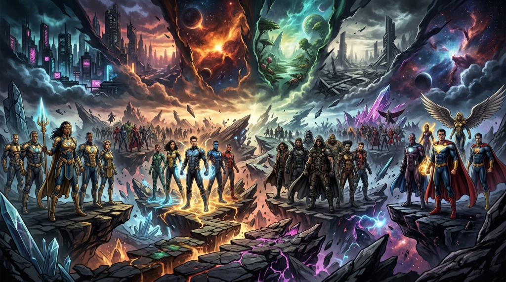 ภาพจินตนาการสงครามพหุภพและรอยแยกมิติในภาพยนตร์ Avengers: Doomsday