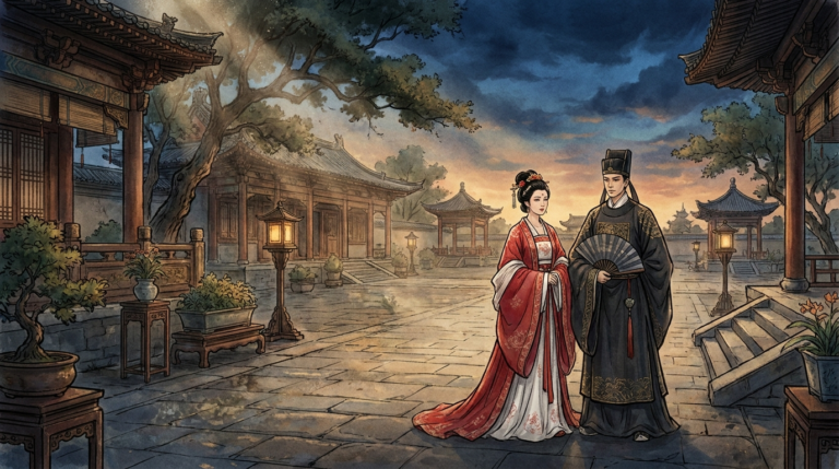 นักแสดงนำจากซีรีส์จีนย้อนยุค มรสุมชีวิต The Double ในชุดโบราณ